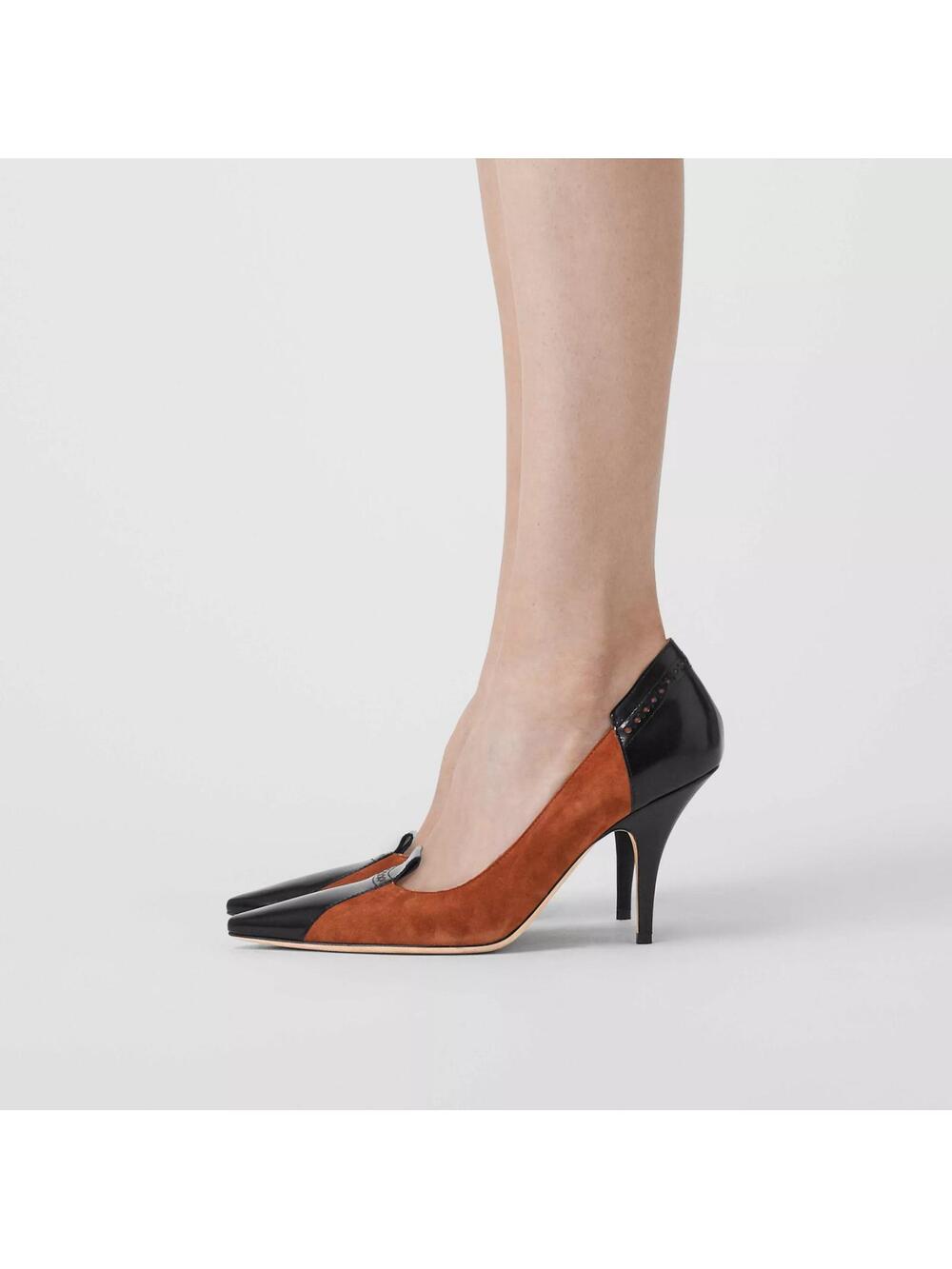 New Burberry Brown Black Women's Elmdon #256955B24B